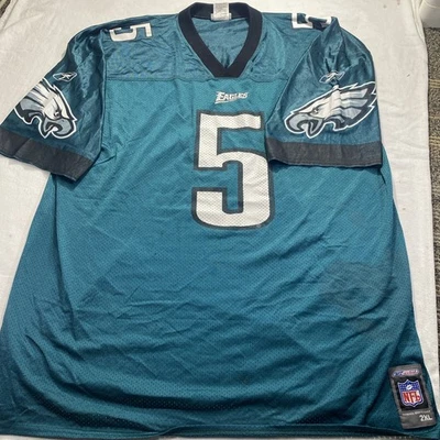 DONOVAN MCNABB #5 PHILADELPHIA EAGLES NFL XL REEBOK GREEN JERSEY - Изображение 1 из 4