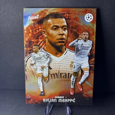 Kylian Mbappe 2025 Topps FugenZ /25 – Real Madrid. BOOKEND  - Image 1 of 3