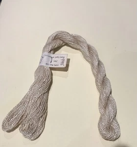 100% Silk 25 meters Gumnut Buds Threads Hand-dye #943 Cream 1 ply Australian - Picture 1 of 1