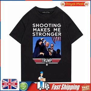 Donald Trump Shot Assassination Attempt Pennsylvania Rally Shot Shirt Tee MAGA+ - Picture 1 of 14