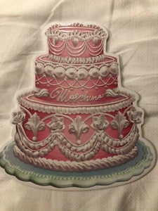 Moschino Show Invitation Let Them Eat Cake beautiful collectible Jeremy Scott - Picture 1 of 2