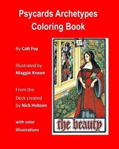 Psycards Archetypes Coloring Book: Illustrated by Maggie Kneen by Maggie Kneen (