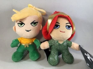 AQUAMAN & MERA DC Collectibles Plush Figural Keychain Set of 2 Heroez Clipz - Picture 1 of 5