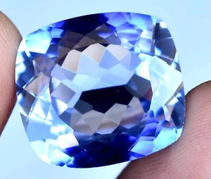 Natural Blue Sapphire 10.18 Ct FLAWLESS Certified Montana Loose Gemstone Cushion - Picture 1 of 6