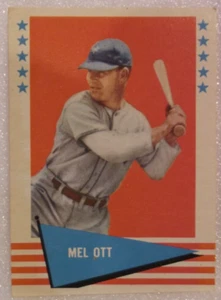 Collectible 1961 Fleer Mel Ott "Baseball Greats" Trading Card (#68) - Picture 1 of 2