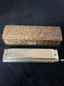 "CHROMONIKA III"" MODELL 280/64""C"" VON M. HOHNER STAR IN MARKE UND HOLZKISTE" - Bild 1 von 15