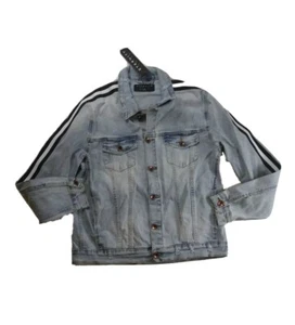 Eternity mens jean JACKET 100% authentic size Large blue  - Picture 1 of 5