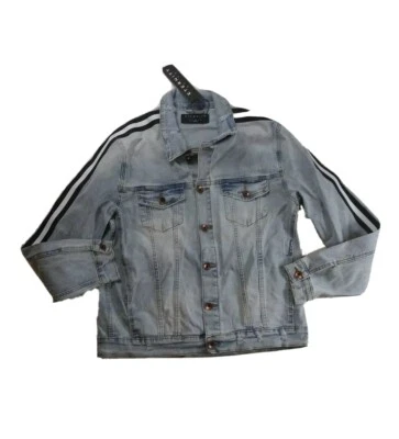 Eternity mens jean JACKET 100% authentic size Large blue  - Image 1 of 4