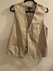 Chaleco INC Para Hombre Informal Cinco Botones Forrado Ajustable - Imagen 1 de 2