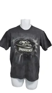 New Providence Friars Hockey Puck Size S Small Gray Tye Dyed Shirt - Picture 1 of 10