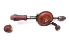 Vintage Craftsman 1071 Hand Drill Egg Beater Style USA CRACKED WOOD HANDLE