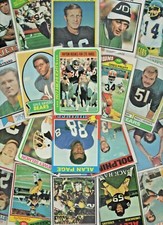 NFL Single Trading Cards From 1970s
