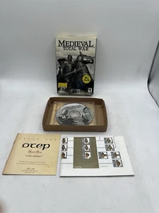 Medieval: Total War (2002) - complete big box Windows 98/2000/ME/XP PC CD-ROM - Picture 1 of 8