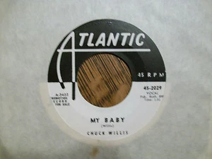 CHUCK WILLIS My Baby/Just One Kiss R&B ROCKER Atlantic 2029 Promo 45 EX VINYL - Imagen 1 de 1
