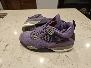 Nike Air Jordan 4 Retro Canyon Purple AQ9129-500 Women’s Size 8.5 Shoes Sneakers - Picture 1 of 9