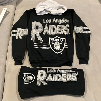 RARE - NWOT - Team Glasgow 1994 - LOS ANGELES RAIDERS - Kids Sweatsuit - Size 12 - Image 1 of 4