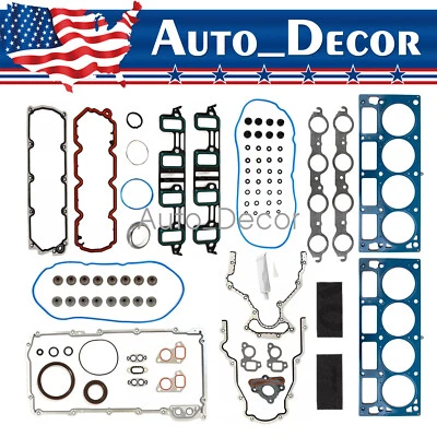 Full Gasket Kit for 07-12 Cadillac Chevrolet Sierra 1500 GMC Yukon 6.0 6.2 VIN Y - Image 1 of 4