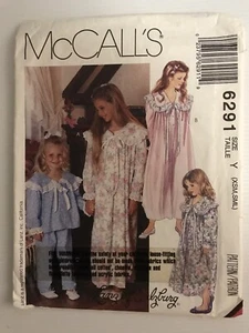 Camisón para niñas McCall's 6291 Lanz of Salzburg patrón de costura tallas: XSML - SML - Imagen 1 de 9