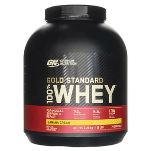 Optimum Nutrition Gold Standard 100% Whey Protein, creme de banane, 2280 g - Imagen 1 de 5