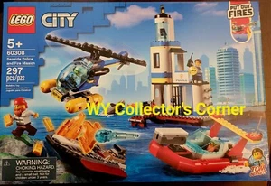 Retired LEGO CITY Set 60308: Seaside Police and Fire Mission New Factory Sealed - Bild 1 von 9