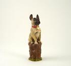 Franz Bergmann Vienna PUG ON TREE STUB Dog French Bulldog Cold Painted Bronze BL