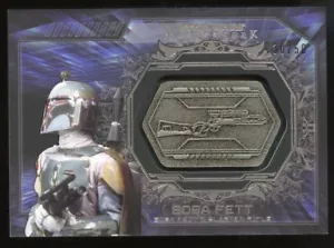 2015 Star Wars Masterwork Silver Medallion - BOBA FETT #30/50 - Picture 1 of 1