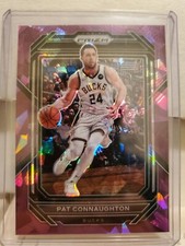 Pat Connaughton 2022-23 Panini Prizm #97 Purple Cracked Ice Prizm /149 Bucks