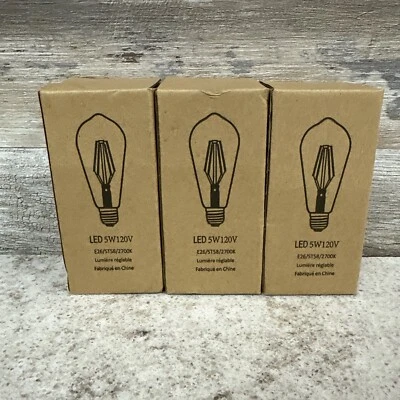 Repuesto (3) Luces LED HDC Casun 52" LED Interior Rústico Hierro Envejecido Ventilador de Techo Foto 1 de 2