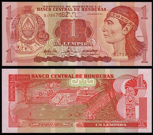 HONDURAS 1 LEMPIRA (P84d) 2004 UNC - Picture 1 of 1