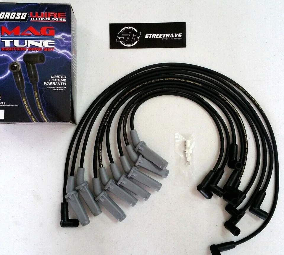 Cables de bujía Moroso 9222M para Ford 351W 5,8 L V8 88-97 F150 F250 F350 Bronco Foto 1 de 1
