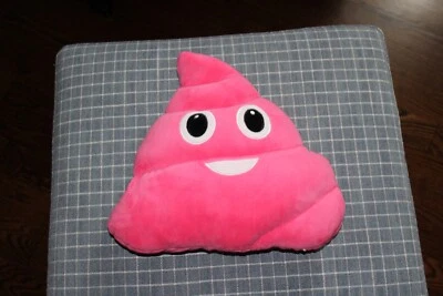 super soft pink poop emoji pillow - Image 1 of 2