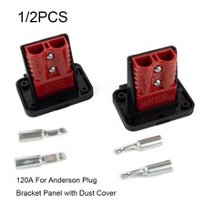 120A Plug Flush Mount Bracket Panel Bracket & Cover Connector FOR Anderson Parts