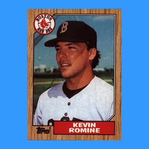 1987 Topps Baseball #121 - Kevin Romine RC Boston Red Sox VG-EX