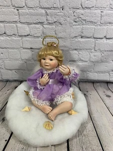 Muñeca Ángel Porcelana Ashton Drake Colección De Colección El Regalo de la Maravilla con Nube - Imagen 1 de 4