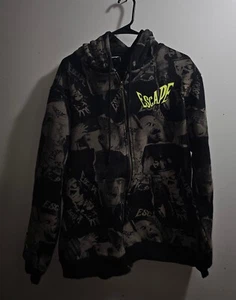 Insomniac Escape Zip Up Hoodie Rave Terror Horror Festival AOP Herren Gr. L Neu - Bild 1 von 6