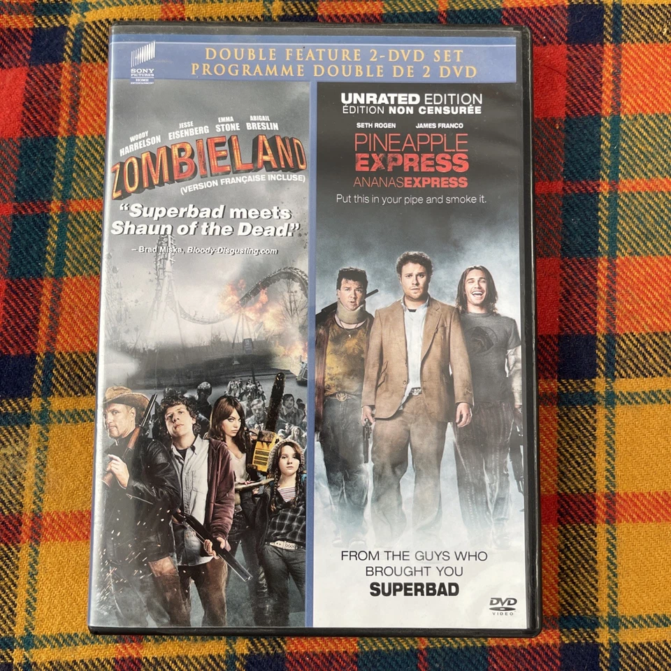 Zombieland (DVD, 2009) / Pineapple Express doble función Foto 1 de 2