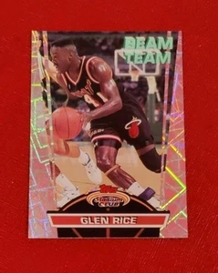 1992-93 Topps Stadium Club #8 Beam Team Glen Rice Miami Heat NBA Card NM-MT+ - Picture 1 of 2