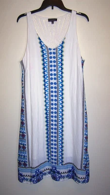 Vestido pulóver para mujer Luxology sin mangas totalmente forrado encaje espalda talla 14 Foto 1 de 4