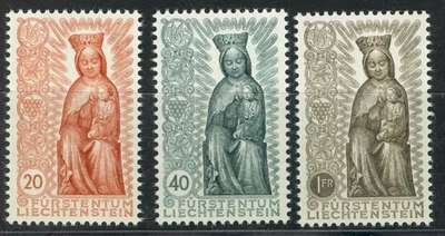 LIECHTENSTEIN #284-286 1954 MADONNA MNH VF SET - Image 1 of 2