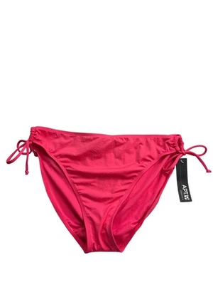 Parte inferior de biquíni Apt 9 rosa amarração lateral tamanho 16 natação nova - Imagem 1 de 4