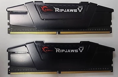 G.Skill PC RAM kit Ripjaws V F4-3200C16D-16GVKB 16 GB 2 x 8 GB DDR4 RAM 3200 MHz - Image 1 of 3