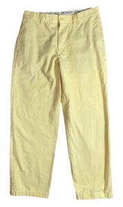Chaps True American Chino Hose Herren 32x32 Gelb Pastell Baumwolle Freizeithose - Bild 1 von 11