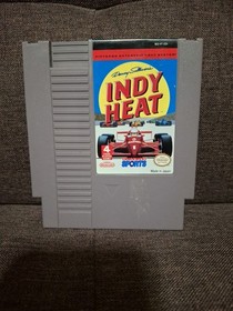 Danny Sullivan's Indy Heat Nintendo NES Limpio y Probado Funciona Etiqueta Trasera Da&ntilde;o