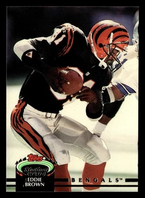1992 Topps Stadium Club - Eddie Brown #88 - Image 1 of 2