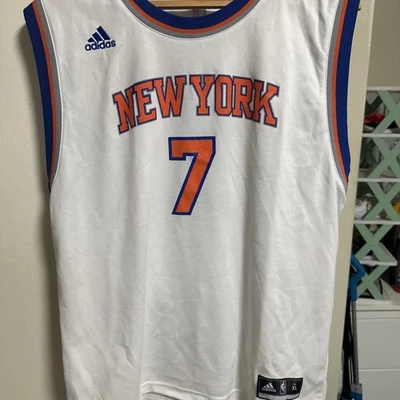 Camiseta Adidas New York Knicks masculina Carmelo Anthony #7 tamanho GG - Imagem 1 de 4
