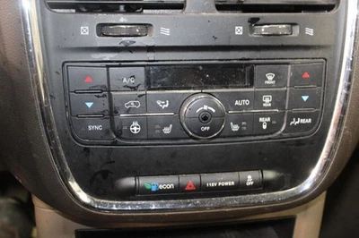 2015 Chrysler Town & Country AC Climate Control Dash OEM 55111367AB Used - Image 1 of 4