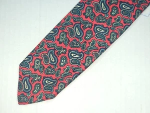 POLO [ PAISLEY ] Herren Krawatte 100% Seide Made in USA - Bild 1 von 3