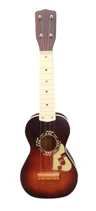 Vintage RARE 1950s Harmony Red Stencil Ukulele Playable 4 String Wooden USA Made - Picture 1 of 12