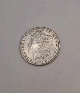 1884-P MORGAN SILVER DOLLAR COIN BETTER DATE - Picture 1 of 4