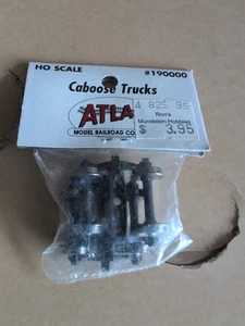 ROLLER BEARING CABOOSE TRUCK PAIR Atlas 190000 HO - Picture 1 of 6